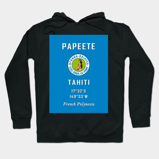 Bora Bora Tahiti Papeete Moorea Polynesie Pacifique Surf France Hoodie by PB Mary